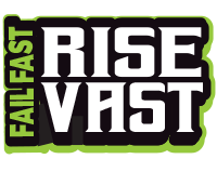 Fail Fast Rise Vast Logo